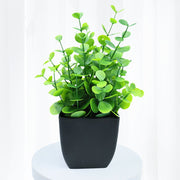 フェイクグリーン 4個組 人工観葉植物 造花 緑 鉢植え 枯れない インテリア 飾り リアル ホームガーデン 卓上 ベランダ 窓際 トイレ