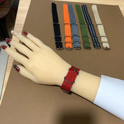 腕時計用ベルト 替えバンド 交換ベルト ウォッチベルト アームバンド メンズ レディース 男性 女性 男女兼用 ユニセックス ファッション小物 サイズ調節可 ボーダー 無地 ブレスレット カジュアル 使いまわし シンプル おしゃれ お出かけ