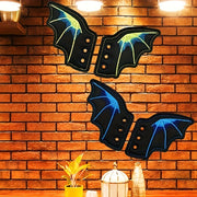 シューアクセ シューズアクセサリー 1対 スニーカー シューパーツ デコパーツ レディース メンズ こうもり コウモリ ウィング デビル コスプレ ハロウィン