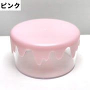 アクセサリーケース 小物入れ 収納 クリア 透明 円柱 円形 ケーキ風 ホールケーキ風 ピアス イヤリング 指輪 ネックレス 整理整頓 パーツ ハンドメイド DIY コンパクト 便利 持ち運び お洒落 かわいい