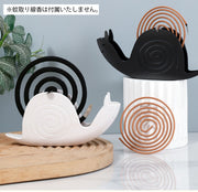 蚊取り線香ホルダー 蚊取り線香スタンド カタツムリ かたつむり 蝸牛 でんでんむし 蚊取り線香立て 蚊取り線香入れ 虫除け 床置き 卓上 蚊よけ おしゃれ かわいい