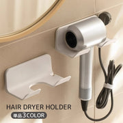 ヘアドライヤーホルダー ドライヤー収納 貼り付け バス用品 ラック 壁掛け バスルーム 洗面所 コード収納 コンパクト 整理整頓
