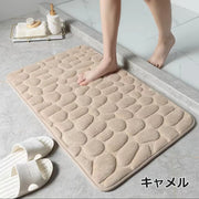 バスマット お風呂マット 足拭きマット バス用品 凹凸 フリース 滑り止め 浴室 浴槽 洗い場 キッチン 転倒防止 子供 こども