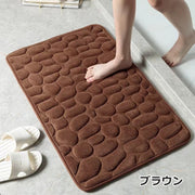 バスマット お風呂マット 足拭きマット バス用品 凹凸 フリース 滑り止め 浴室 浴槽 洗い場 キッチン 転倒防止 子供 こども