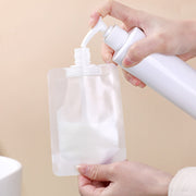 トラベルボトル 詰め替えボトル 5個セット 30ml 50ml 100ml 詰め替え容器 パウチ 液体 シャンプー 化粧水 小分け 収納 持ち運び 携帯 旅行 出張 トラベル 透明 クリア