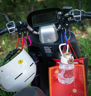 カラビナ カラビナフック 荷物掛け D型 シンプル 自転車 マウンテンバイク 荷物 吊り下げ ぶら下げ 落下 紛失 防止 サイクリング アウトドア カラバリ豊富 黒 青 赤 緑
