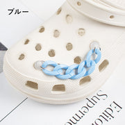 シューパーツ 単品 1本 チェーン クロックス用 サンダル 靴アクセサリー シューズアクセサリー DIY カスタム