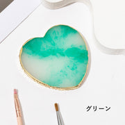 ネイルパレット ネイル皿 ネイルアート用品 ジェルネイル セルフネイル ハート型 グラデーション かわいい おしゃれ