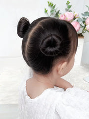お団子メーカー シニヨンメーカー 同サイズ3個セット 女の子 キッズ 子供 レディース 女性 ヘアアクセサリー ヘアアレンジ 髪飾り お団子ヘア