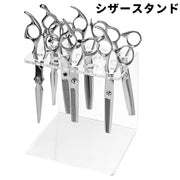シザースタンド シザーケース ハサミケース はさみケース 穴あき ヘアカット ホルダー スタンド コーム 収納 クリア 透明 美容師 理容師 セルフカット シンプル