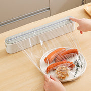 ラップケース マグネット式 キッチン用品 ラップホルダー ラップカッター ラップカット 磁石 マグネット アルミホイル ラップ収納 便利 シンプル キッチン 整理用品