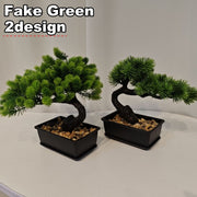 造花 フェイクグリーン 鉢植え 観葉植物 装飾 置物 飾り 葉っぱ リーフ 盆栽風 インテリア ミニポット おしゃれ かわいい リビング 玄関 寝室 ショップ 店舗