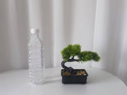 造花 フェイクグリーン 鉢植え 観葉植物 装飾 置物 飾り 葉っぱ リーフ 盆栽風 インテリア ミニポット おしゃれ かわいい リビング 玄関 寝室 ショップ 店舗