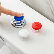 トイレタンクボタン 水栓ボタン トイレボタン 開閉ボタン 単品 1個 電源マーク 日用品 インテリア雑貨 トイレ用品 トイレ用設備 吸盤式 つまみ 取っ手 フック ドアノブ 後付け 防水 引き戸 食器棚 収納棚 戸棚 引き出し 窓 キャビネット トイレの蓋 便利 かわいい シンプル