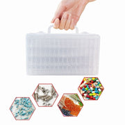 ビーズ収納ケース 収納ボックス 64個 56個 48個 40個 小物入れ 小分け 手芸 DIY ハンドメイド ビーズ パーツ ネイルパーツ クリア 透明 ネイル アクセサリー 整理 保存 便利