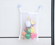 ウォールポケット 収納ポケット 小物入れ メッシュ ネット 壁面収納 吸盤式 吸着 取付簡単 穴あけ不要 工具不要 バスルーム お風呂 洗面所