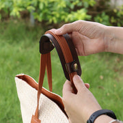 バッグ用ハンドルカバー 持ち手カバー 単品 1枚 レディース 女性 メンズ 男性 ユニセックス 男女兼用 バッグ用アクセサリー 生活雑貨 日用雑貨 スナップボタン フェイクレザー 無地 シンプル 汚れ防止 保護 おしゃれ ビジネス 通勤 通学