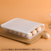 卵収納ケース 単品 たまごケース 卵入れ 1段 18個収納 蓋付き 傾斜 保存容器 シンプル 冷蔵庫収納 エッグホルダー 卵ボックス キッチン用品