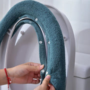 便座カバー 単品 1枚 トイレカバー ループ付き ループ無し U型 スナップボタン 日用品 トイレ用品 洗濯可能 洗える シンプル 単色 無地 おしゃれ 電気代節約 装着簡単 ふわふわ 肌に優しい