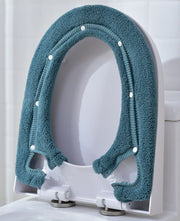 便座カバー 単品 1枚 トイレカバー ループ付き ループ無し U型 スナップボタン 日用品 トイレ用品 洗濯可能 洗える シンプル 単色 無地 おしゃれ 電気代節約 装着簡単 ふわふわ 肌に優しい