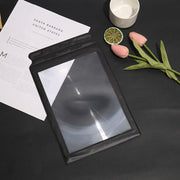シートルーペ ルーペ 虫眼鏡 虫めがね A4サイズ 3倍 拡大鏡 軽量 大きい 大きめ 読書 新聞 カード型 薄型 持ち運び