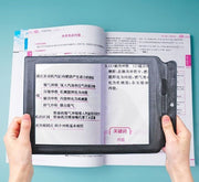 シートルーペ ルーペ 虫眼鏡 虫めがね A4サイズ 3倍 拡大鏡 軽量 大きい 大きめ 読書 新聞 カード型 薄型 持ち運び