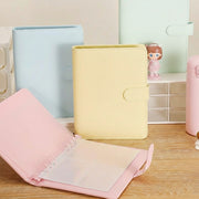 トレカバインダー トレカファイル トレカアルバム 手帳型 40枚 320ポケット チェキ カードホルダー コレクション 収納 保管 推し活 オタ活 シンプル