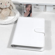 トレカバインダー トレカファイル トレカアルバム 手帳型 20枚 160ポケット チェキ カードホルダー コレクション 収納 保管 推し活 オタ活 シンプル