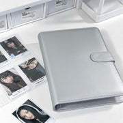 トレカバインダー トレカファイル トレカアルバム 手帳型 20枚 160ポケット チェキ カードホルダー コレクション 収納 保管 推し活 オタ活 シンプル
