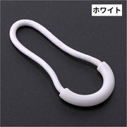 ジッパータブ 5個セット 大きめ 引きやすい 交換用 付け替え 補修 ジッパープル プルコード ファスナー チャック 引き手 DIY ハンドメイド 鞄 カバン リュック 和洋裁道具 便利