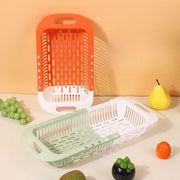 水切りラック 伸縮式 水切りかご シンクバスケット シンク内 プラスチック製 キッチン収納 台所用品 大容量 省スペース 食器乾燥 食器 コップ