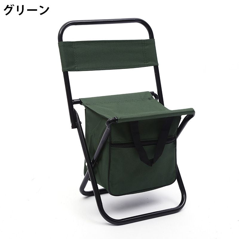 折りたたみ椅子 折りたたみチェア アウトドアチェア ポータブル 収納付き 折り畳み 商品画像4