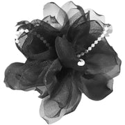 アクセサリーパーツ 単品 フラワーモチーフ フェイクパール 花びら 花弁 造花 シフォン レース 材料 素材 DIY 手芸 ハンドメイド 手作り 髪飾り 上品 豪華 エレガント かわいい おしゃれ