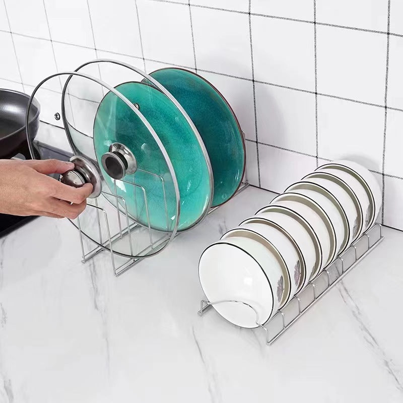 ディッシュスタンド 食器スタンド キッチン整理用品 鍋蓋スタンド 水切り ディッシュラック 商品画像3