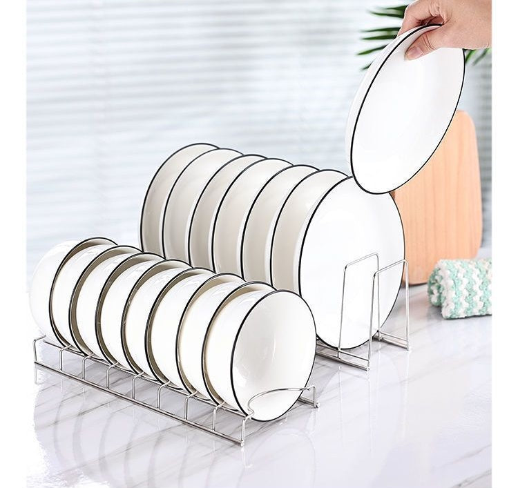 ディッシュスタンド 食器スタンド キッチン整理用品 鍋蓋スタンド 水切り ディッシュラック 商品画像4