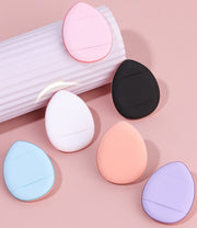 メイクスポンジ 指用 10個セット メイク用品 化粧品 化粧道具 スポンジ パフ クッション 卵型 ファンデーション しずく型 ミニ かわいい おしゃれ
