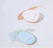 メイクスポンジ 指用 10個セット メイク用品 化粧品 化粧道具 スポンジ パフ クッション 卵型 ファンデーション しずく型 ミニ かわいい おしゃれ