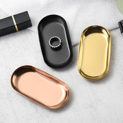 インテリアトレイ アクセサリートレイ トレー プレート 楕円形 小物入れ 小物置き アクセサリー置き シンプル 整理