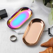 インテリアトレイ アクセサリートレイ トレー プレート 楕円形 小物入れ 小物置き アクセサリー置き シンプル 整理