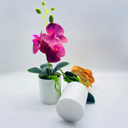 造花 フェイクフラワー 鉢花 胡蝶蘭 アートフラワー 人工植物 装飾 飾り インテリア リビング 玄関 おしゃれ ナチュラル 可愛い