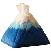ティッシュケース ティッシュカバー 山 富士山 卓上 可愛い シンプル おしゃれ ふんわり ユニーク 生活雑貨 日用品 インテリア プレゼント ギフト 車 リビング 寝室