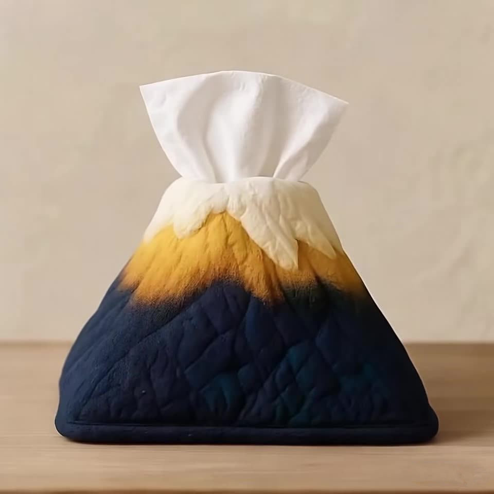 ティッシュケース ティッシュカバー 山 富士山 卓上 可愛い 商品画像2
