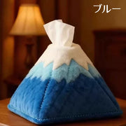 ティッシュケース ティッシュカバー 山 富士山 卓上 可愛い シンプル おしゃれ ふんわり ユニーク 生活雑貨 日用品 インテリア プレゼント ギフト 車 リビング 寝室