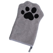 ペット用タオル 単品 片手用 バスタオル ボディタオル 猫 ネコ ねこ 犬 イヌ いぬ 手袋型 グローブ ミトン ループ付き お風呂 体洗い シャワー 足拭き 吸水 速乾