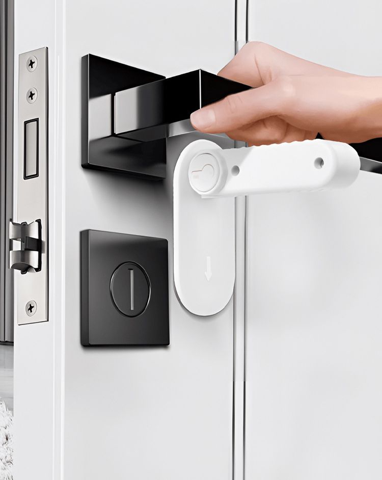 ドアノブロック ドアノブストッパー ドアロック 戸口ロック 扉 単品 商品画像4