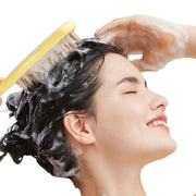 シャンプーブラシ 柄付き 洗髪ブラシ ヘアブラシ コーム 櫛 くし バスグッズ バス用品 シリコン ソフト お風呂 頭皮ケア スカルプケア シャワー かわいい おしゃれ 簡単 便利