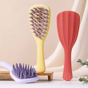 シャンプーブラシ 柄付き 洗髪ブラシ ヘアブラシ コーム 櫛 くし バスグッズ バス用品 シリコン ソフト お風呂 頭皮ケア スカルプケア シャワー かわいい おしゃれ 簡単 便利