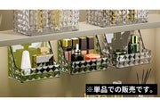 ウォールラック 壁面収納ケース 壁掛け 卓上 省スペース 大容量 小物入れ キッチン 棚下 キャビネット 洗面所 浴室 穴あけ不要