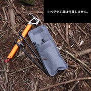 ペグケース ペグバッグ ペグ収納ケース 収納袋 ツールバッグ 道具入れ 大容量 手提げ アウトドア キャンプ タープ テント設営