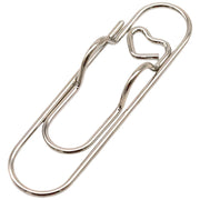クリップ ペンホルダー ５個セット ペーパークリップ 文房具 書類クリップ メモクリップ メタルカラー シンプル 文具 事務用品 定番 ベーシック かわいい おしゃれ キュート 便利グッズ プレゼント 学校 オフィス 金色 ピンク 銀色